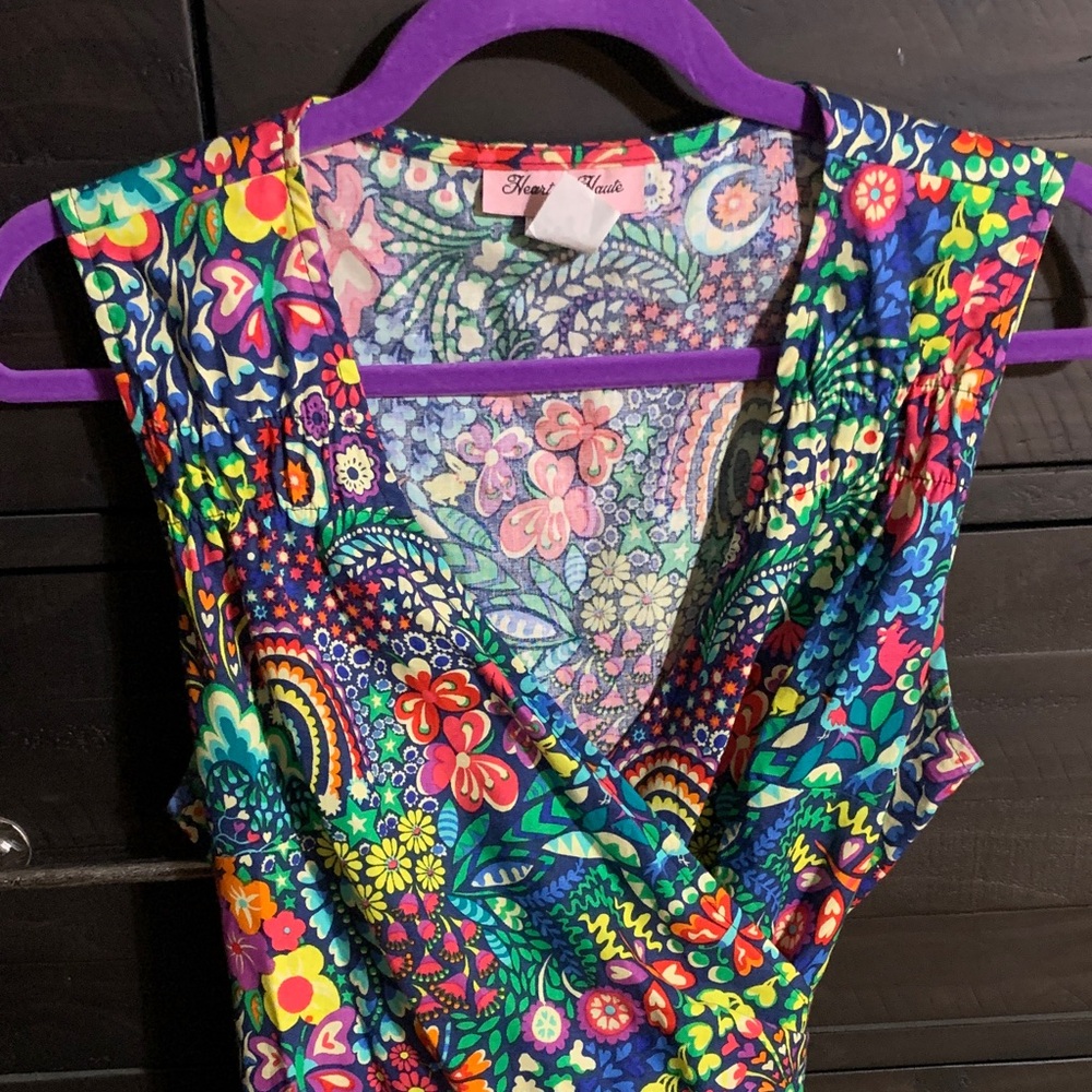 Heart of Haute floral wrap dress! - Picture 2 of 6